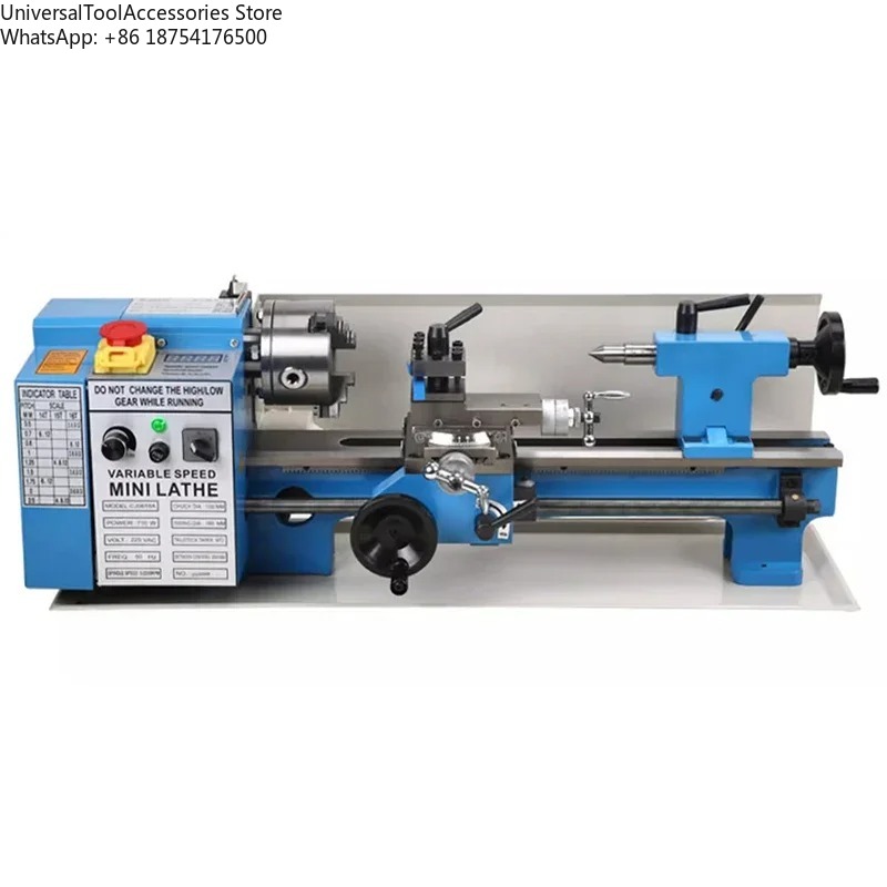 Woodworking Lathe Variable Speed 550W - Mini Metal Lathe Machine 7