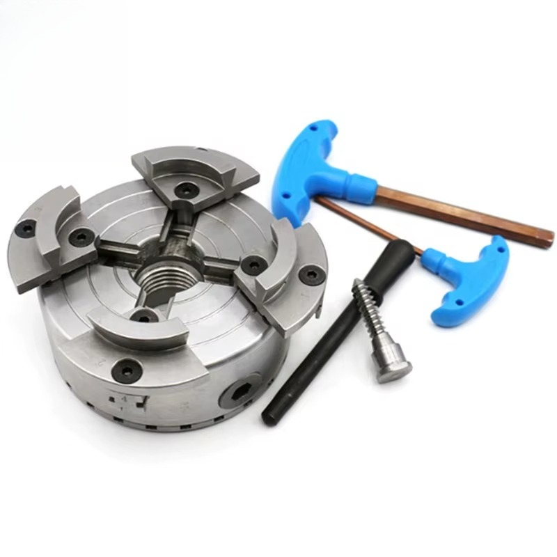 Wood Lathe Chuck 4 Jaw - 4-jaw self-centering wood lathe chuck set