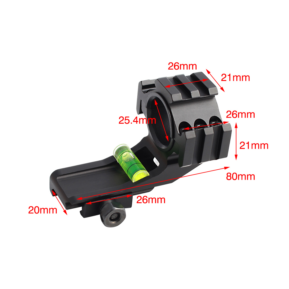 Wood Lathe Bed Extension - Tactical Hunting Scope Attachments 25.4mm/30mm Cantilever