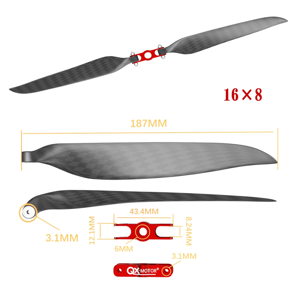 Mini Metal Lathe 7X14 - Folding Carbon Fiber Propeller 9.5x5 10x6
