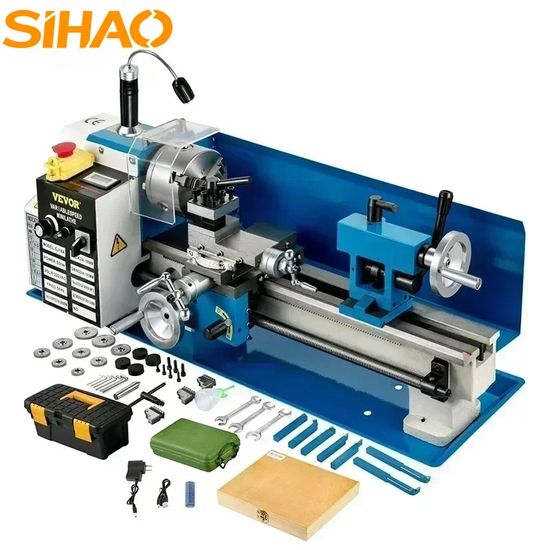 Mini Metal Lathe 7X14 - 7x14 Inch Mini Metal Lathe 550W,