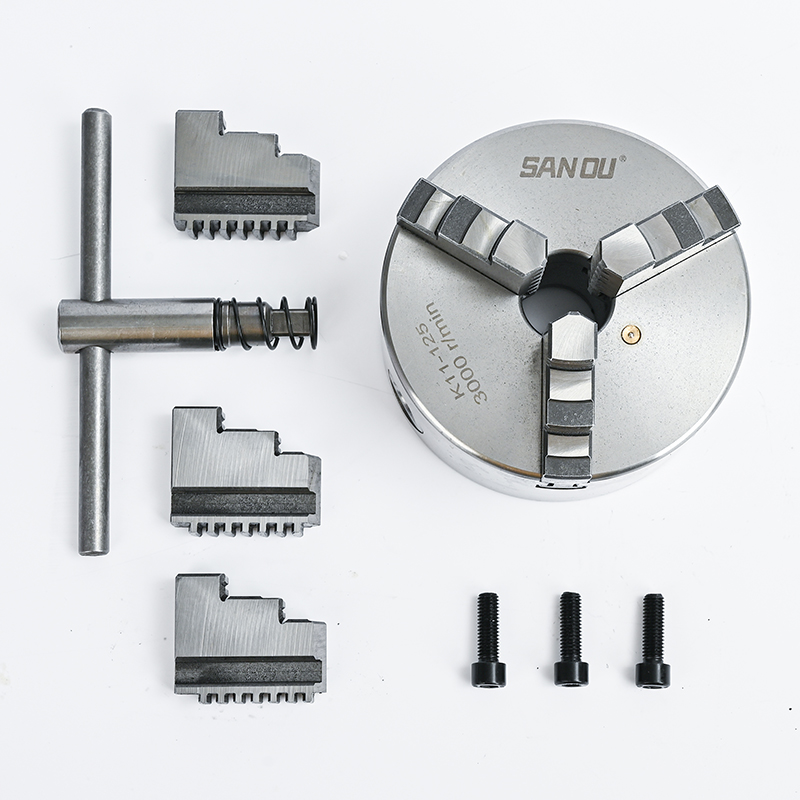 Lathe Chuck 3 Jaw 125Mm - 125mm Scroll Chuck Bore 38mm SANOU