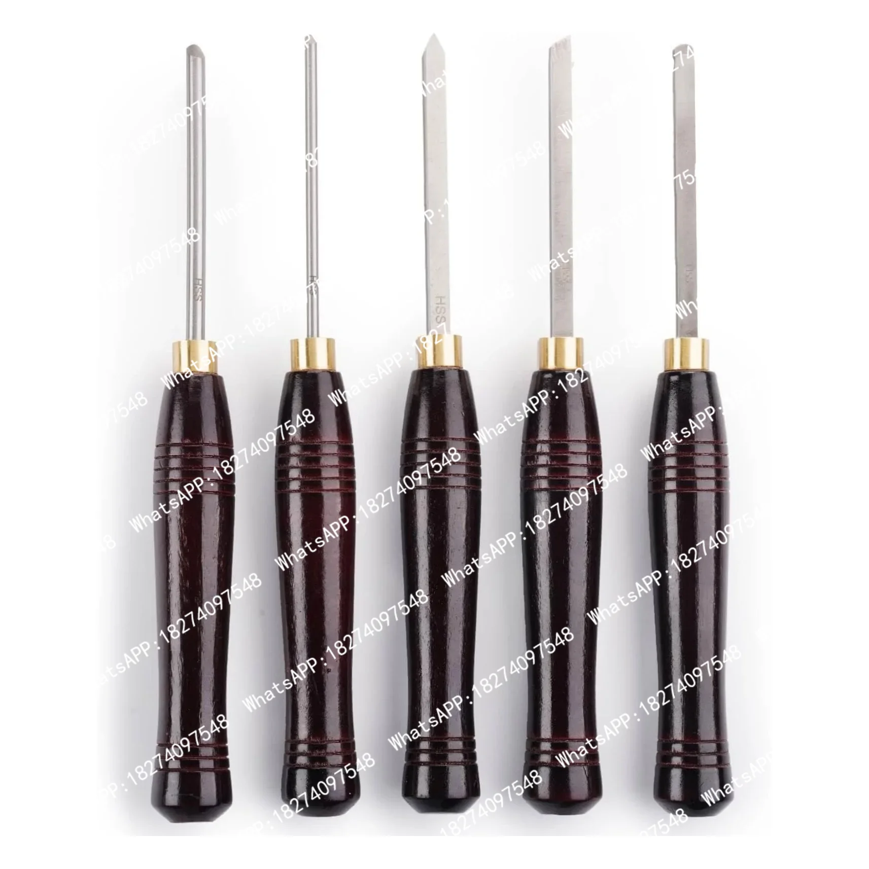Woodturning Tools Set Hss - 5pcs HSS Wood Turning Tools Lathe