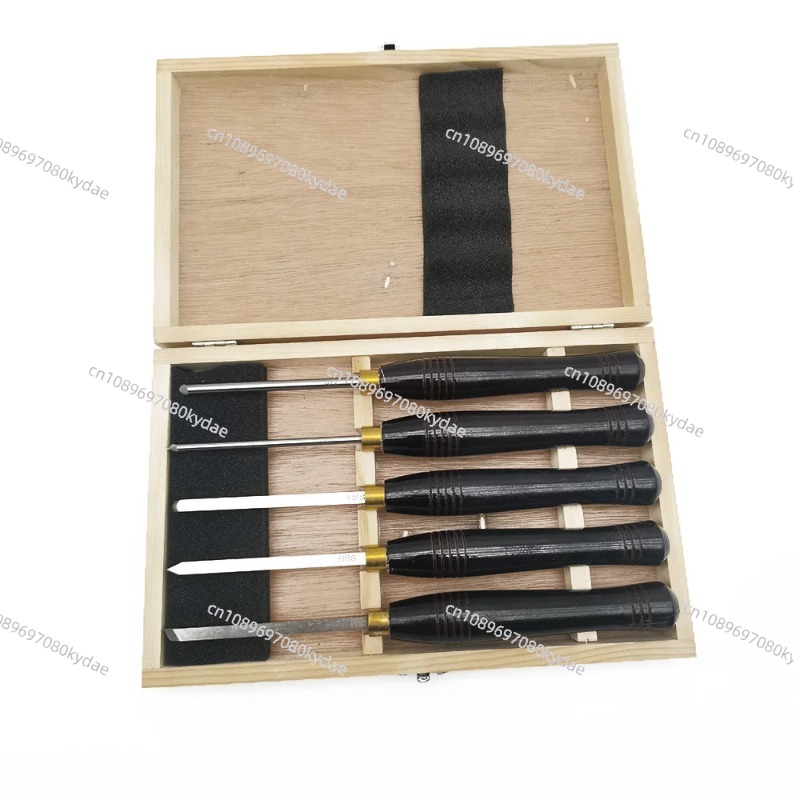 Woodturning Tools Set Hss - 5Pcs HSS Lathe Chisel Set Woodworking