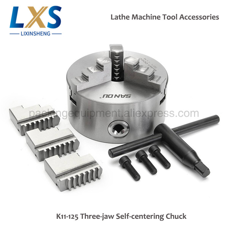 Lathe Chuck 3 Jaw 125Mm - K11-125 3 Jaw Manual Lathe Chuck