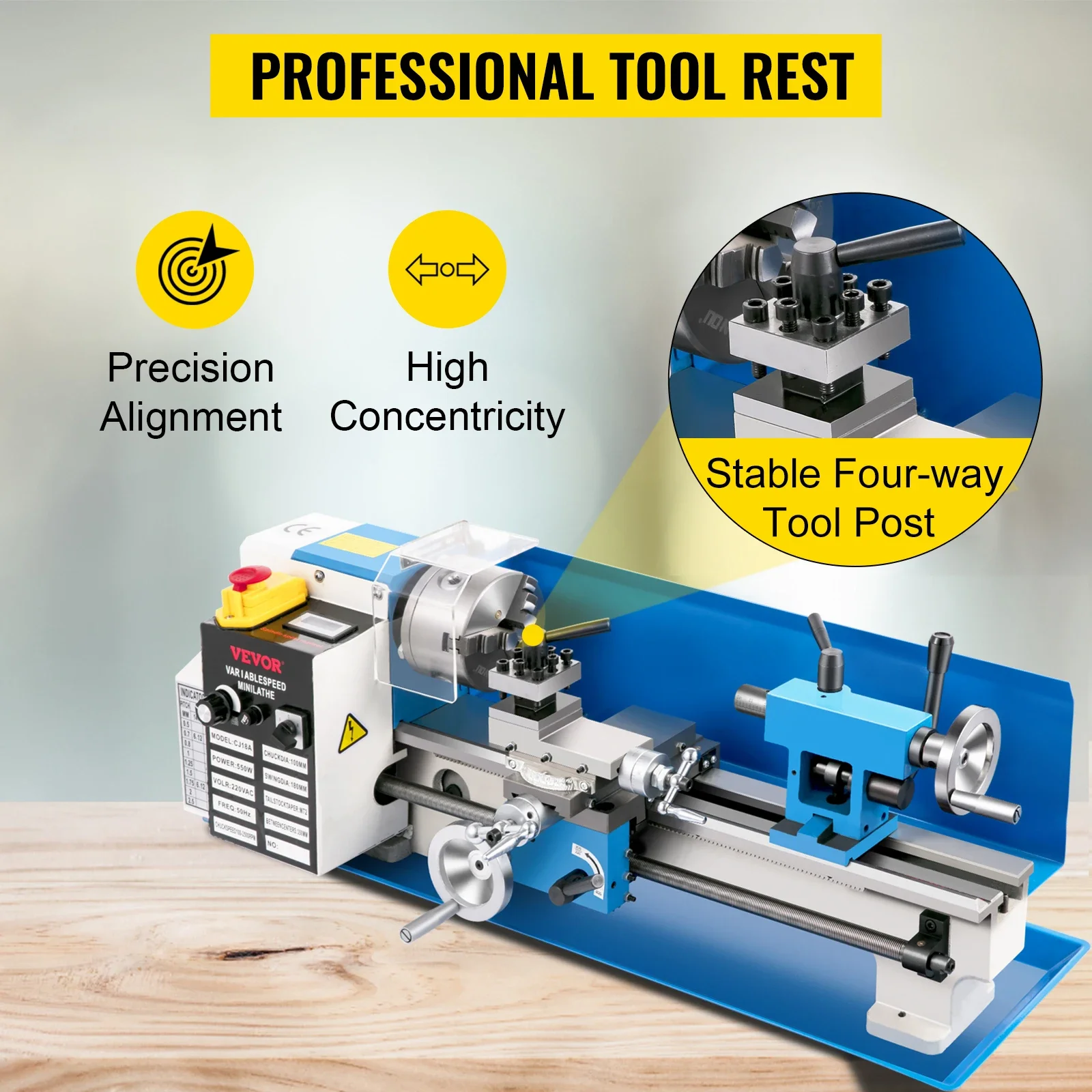SIHAO Mini Metal Lathe 7x14 In - Mini Metal Lathe 7X14 review and price