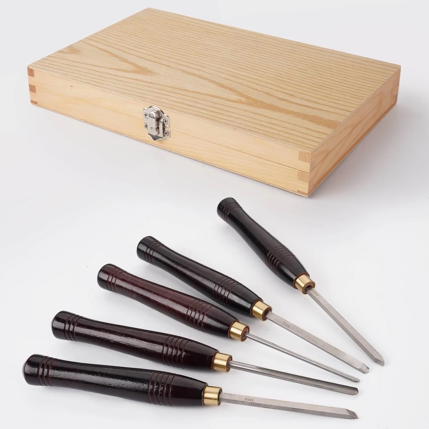 5pcs HSS Wood Turning Tools La - Woodturning Tools Set Hss review and price