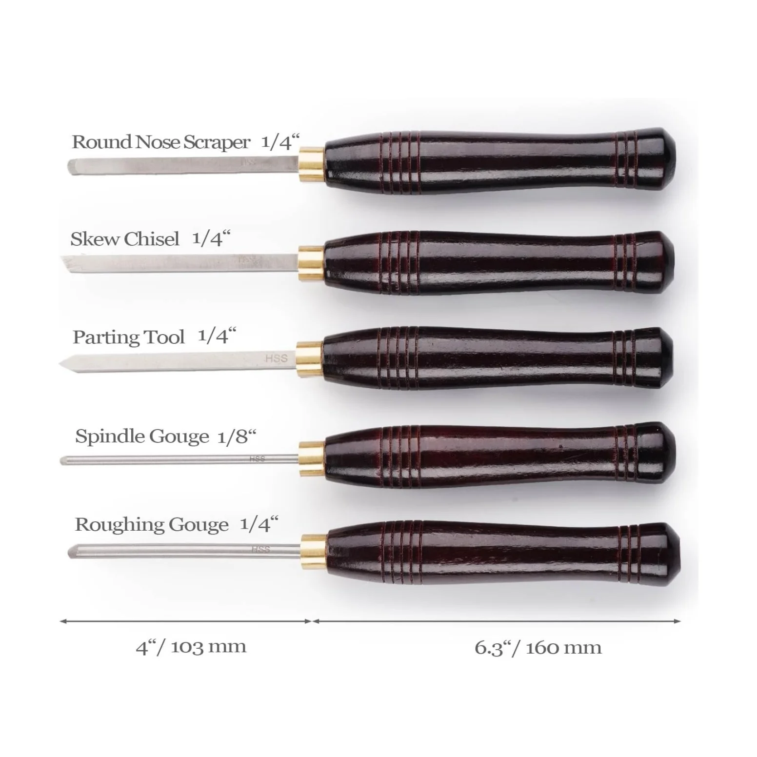 5pcs HSS Wood Turning Tools La - Woodturning Tools Set Hss review and price