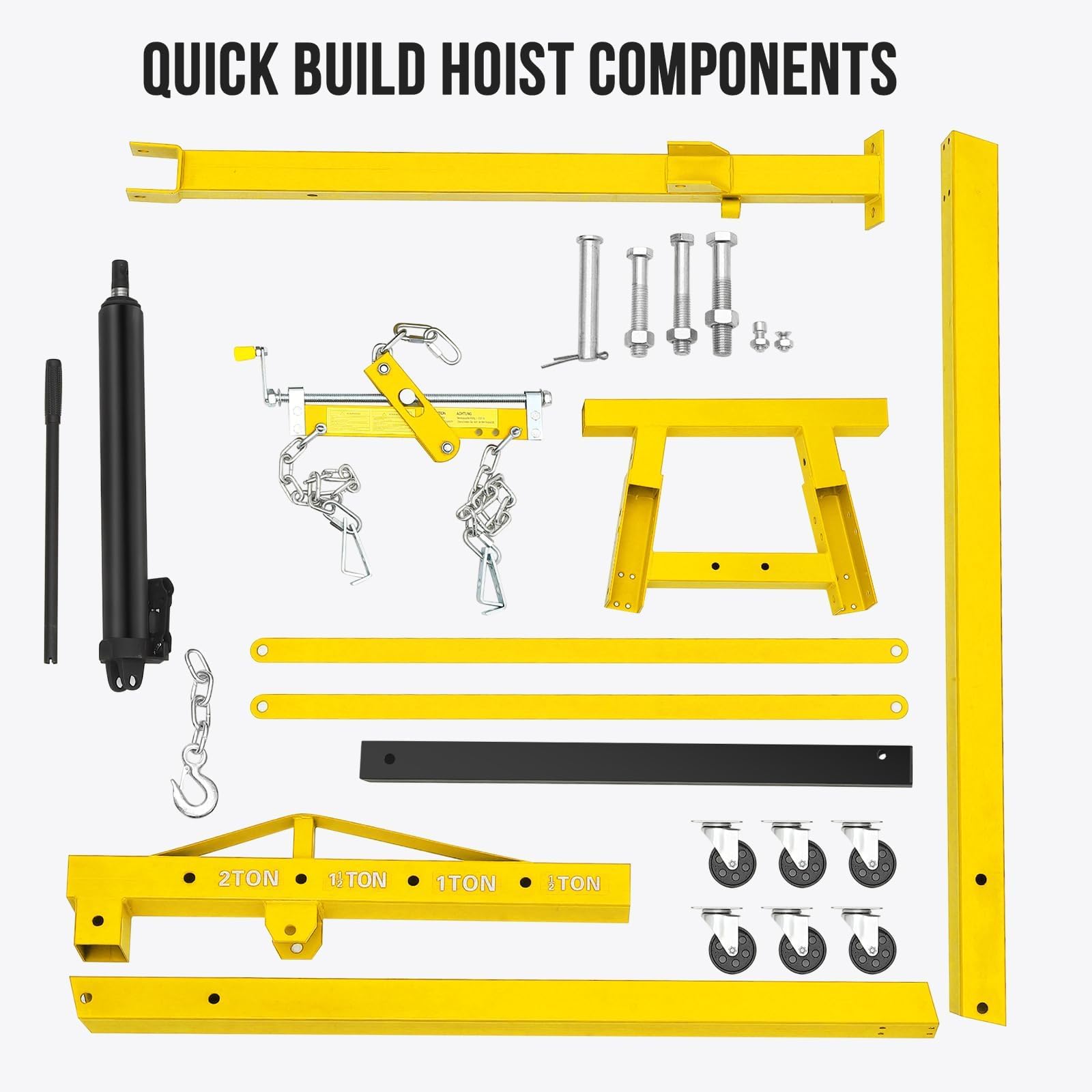 2 Ton Folding Hydraulic Engine - Wood Lathe Bed Extension review and price