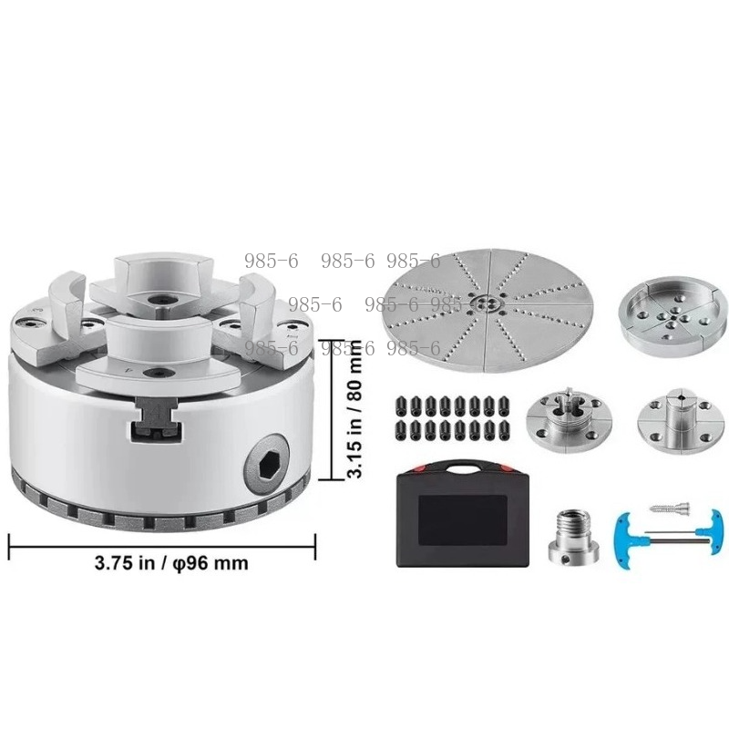 4/5 Inch Four Jaw Chuck, Self- - Wood Lathe Chuck 4 Jaw review and price