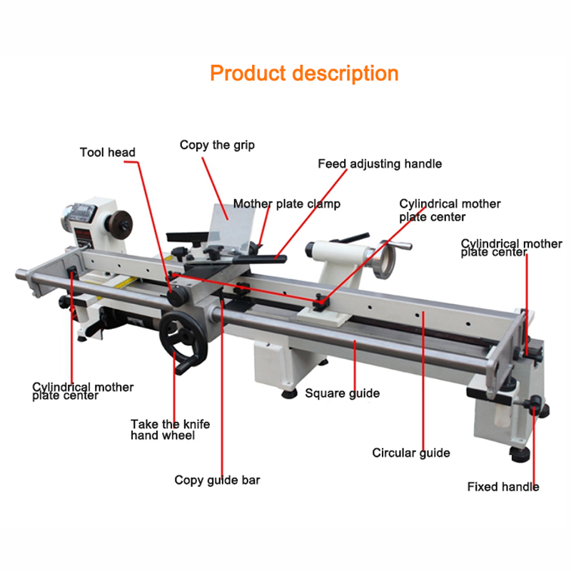 JWL1218VD Wood Lathe Copy Hold - Wood Lathe Bed Extension review and price