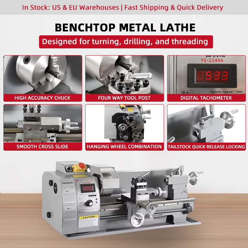 Professional OEM 750W 72.9kg H - Bench Lathe 750W Metal review and price