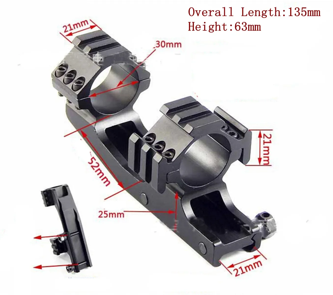 Mounting 21mm Rail 25mm/30mm R - Wood Lathe Bed Extension review and price