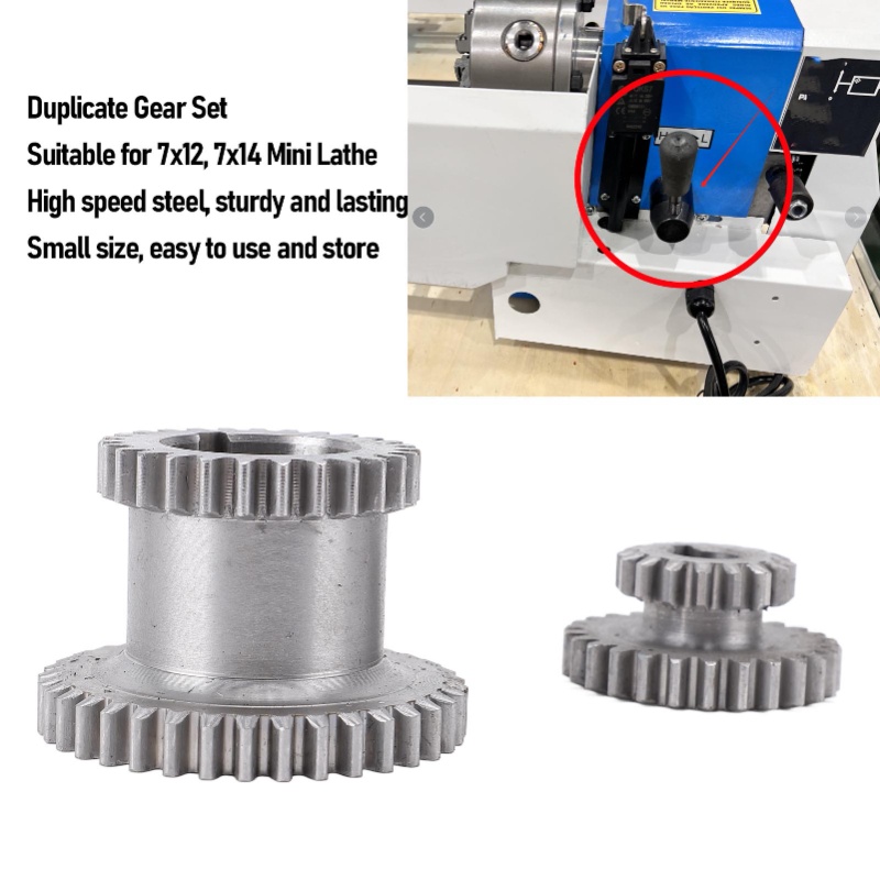 Metal Gear Set 2 Speed High Lo - Mini Metal Lathe 7X14 review and price