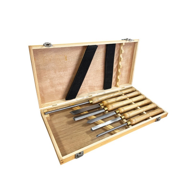 6PCS/set of Handle Lathe Knife - Woodturning Tools Set Hss review and price