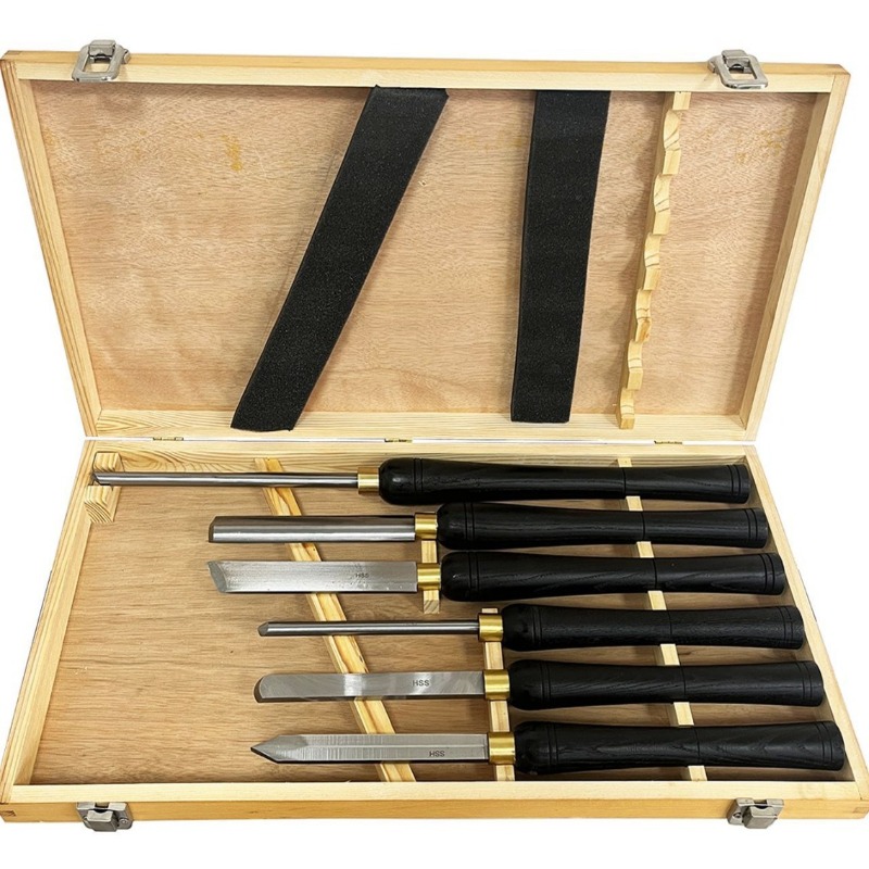 6PCS/set of Handle Lathe Knife - Woodturning Tools Set Hss review and price