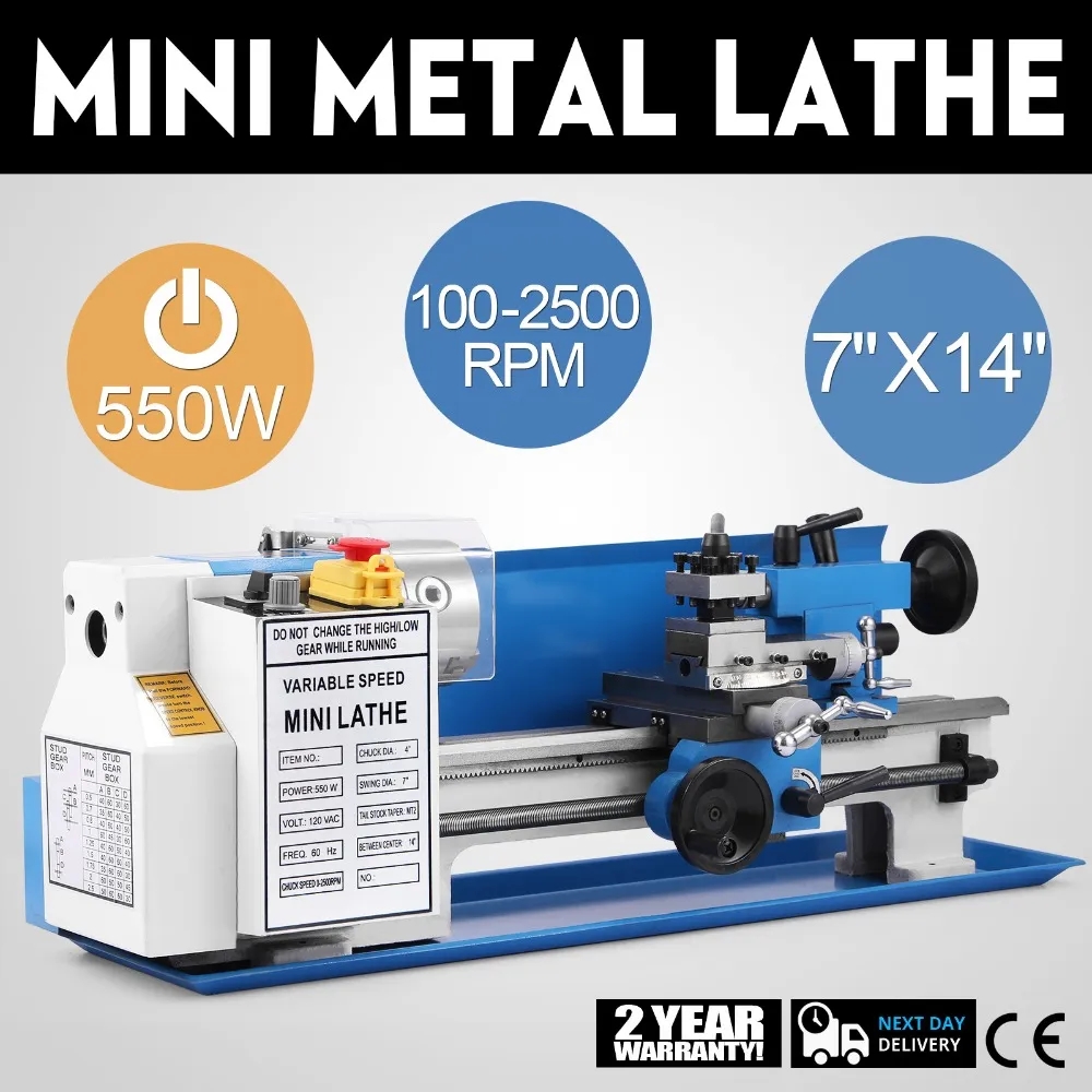 Mini Lathe Machine CJ 0618 550 - Woodworking Lathe Variable Speed 550W review and price