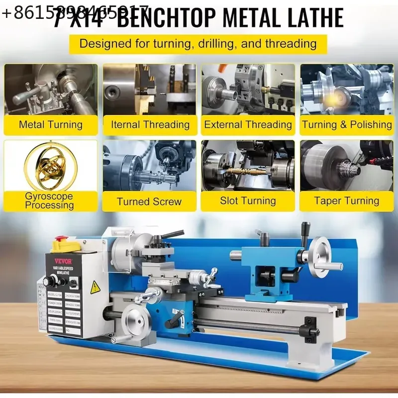 Upgraded 7x14 Inch Benchtop Me - Mini Metal Lathe 7X14 review and price