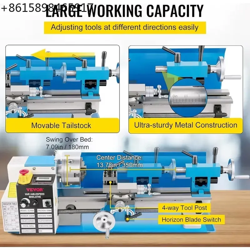 Upgraded 7x14 Inch Benchtop Me - Mini Metal Lathe 7X14 review and price